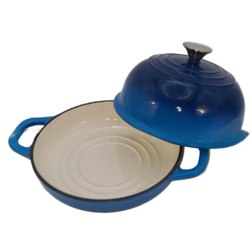 Amazon.co.jp: Jimaku パン焼きオーブン、鋳鉄エナメル鍋、鋳鉄製、蓋